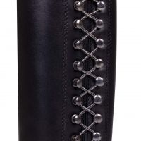 Elasticized laces glitter extra long