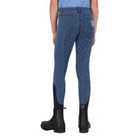 Riding tights Rosalynn Junior full grip Denim