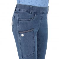 Riding tights Rosalynn Junior full grip Denim