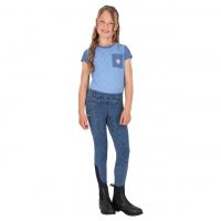 Riding tights Rosalynn Junior full grip Denim