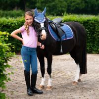 Riding tights Rosalynn Junior full grip Denim