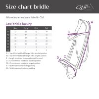 Low bridle luxury incl. reins