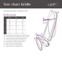 Bridle Sunset incl. reins