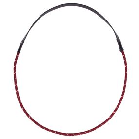 Neck rope leather Burgundy Full