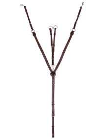 Breastplate luxury stitching Dark brown Full