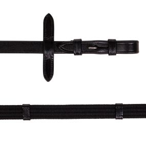Web reins quick release Black Full