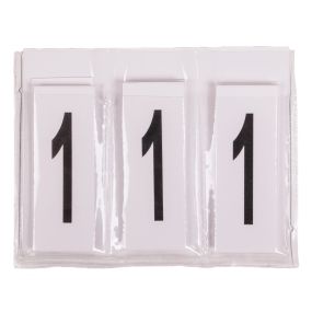 Number holders Start (2-pack) White