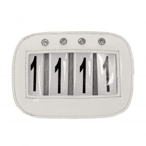 Number holders Quatro (2-pack) White