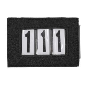 Number holder Clip Shine Black