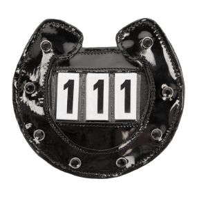 Number holder Horseshoe Black