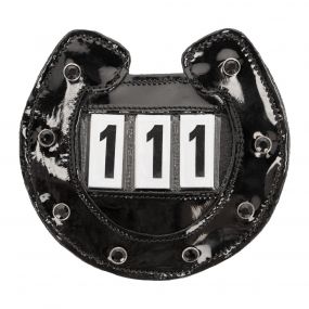 Number holder Horseshoe Black