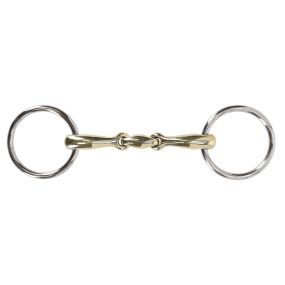 Loose ring bit Anatomical double jointed Argentan 14.5