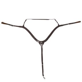 Breastplate with long bridge Dark brown Full