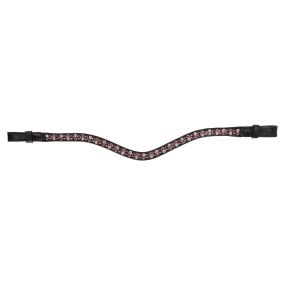 Browband Aelinn Black/pink Full