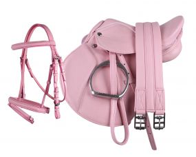 Complete saddle set Pink Pony