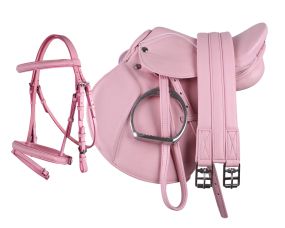 Complete saddle set Pink Pony