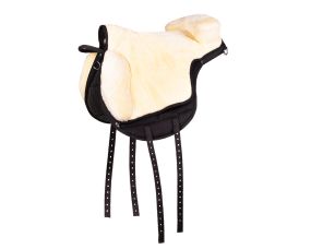 Bareback pad super soft Black/cream Full