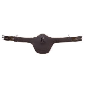 Belly guard girth with removable fur Dark brown 140