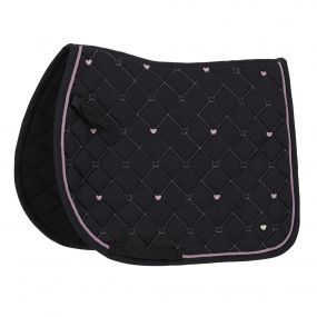 Saddle pad Lize Black/violet AP Pony