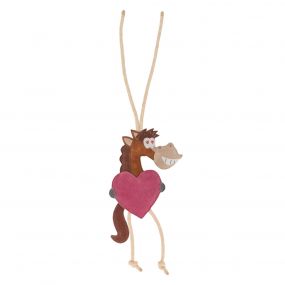 Horse toy Valentine horse Pink