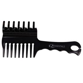 Mane comb with clip Black