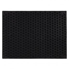 Scrub/massage mat 30x40cm Black