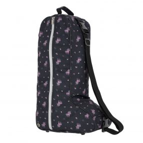 Boot bag Lize Black/violet S