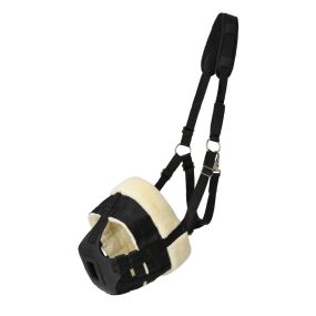 Grazemuzzle fur with nostrils Black Full