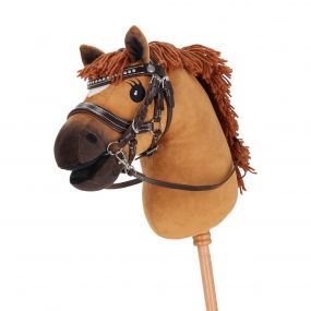 Bridle Dolly Hobby horse Dark brown