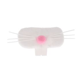 Noseband accessory Easter Bunny white