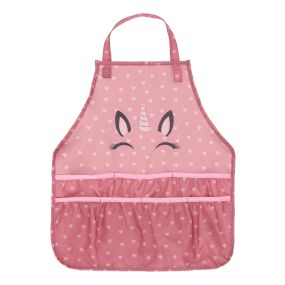 Grooming apron Unicorn Pink