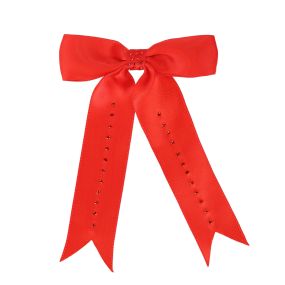 Warning bow Shimmer Red