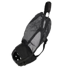 Grazemuzzle with fly mask Black Full