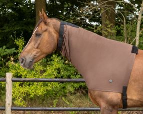 Eczema neck cover Brown XL