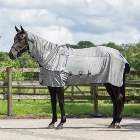 Fly rug Combo with neck Grey 215