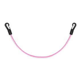 Plasticized tail cord Pink 60cm