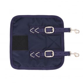Chest extender quick release fake fur Navy