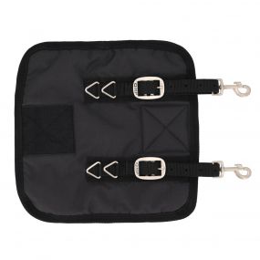 Chest extender quick release fake fur Black