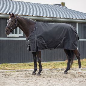 Turnout rug 1200D luxury fleece Black 215