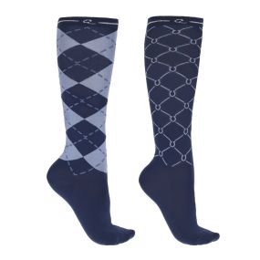 Knee stockings Classic (2-pack) Marine 35-38