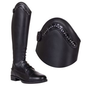 Exchangeable top Jaimy croco shine Black 37/40