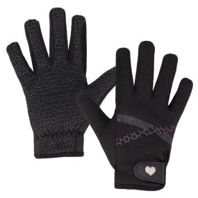 Glove Lize Black/violet S