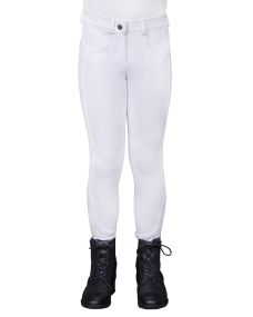 Breeches Kae Junior knee grip White 176