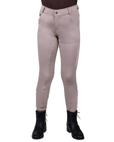 Breeches softshell Emma Junior full grip Beige 152