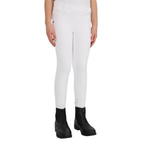 Riding tights winter Juliet Junior full grip White 176
