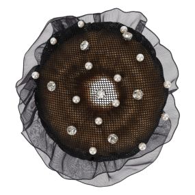 Hair net Twinkle Black/silver