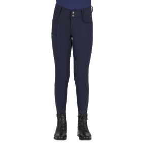 Breeches Lymee softshell Junior full grip Navy 176