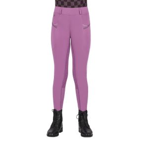 Riding tights Lize Junior full grip Violet 152