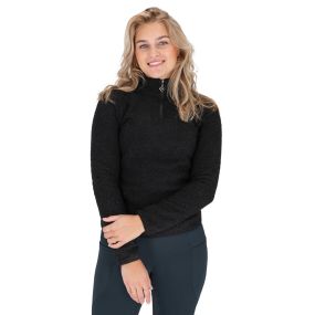 Sweater half zip Teddie Black 42