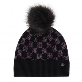 Beanie Lize Black/violet